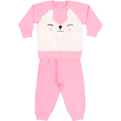 Conjunto em Moletom Hrradinhos (Tamanho P)