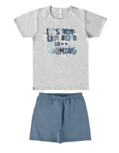 PIJAMA INFANTIL MENINO ESTAMPADO EM ALGODÃO MALWEE KIDS