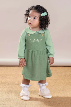 Conjunto Bebê Menina Gola Boneca Colorittá