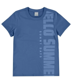 Camiseta Infantil Menino Hello Summer Sunny Days Meia Malha Malwee Kids - comprar online