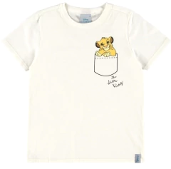 Camiseta Infantil Menino O Rei Leão Em Meia Malha Malwee Kids