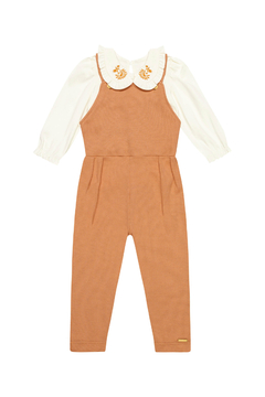 Jardineira e Blusa Feminina Infantil Coloritta na internet