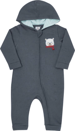 Imagem do Macacão Moletom Ursinho - Kiko Baby