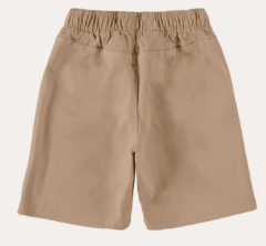 BERMUDA INFANTIL MENINO SARJA COM ELASTANO MALWEE KIDS MARROM na internet