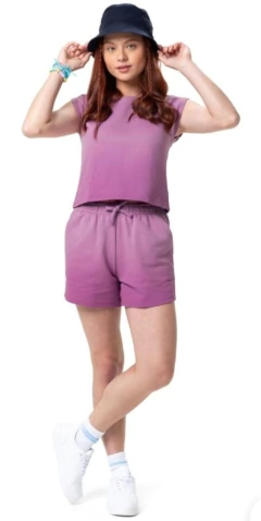Conjunto Lilás Moletinho Leve Menina Malwee Kids - loja online