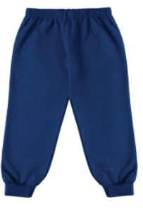 CALÇA INFANTIL UNISSEX EM MOLETOM FLANELADO MALWEE KIDS MARINHO