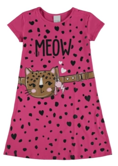 Vestido Infantil Meow Malwee - comprar online