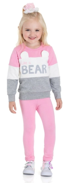 Conjunto Menina Like a Bear Hrradinhos