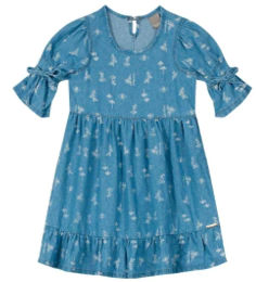 Vestido Jeans Carinhoso na internet