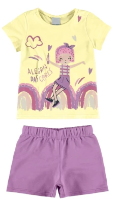 Conjunto Infantil Verão Feminino Menina Malwee na internet