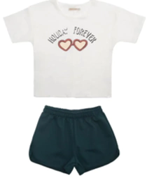 Conjunto Blusa e Shorts Infantil Trick Nick