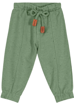 Calça Menino Cadarço Com Ponteira Moletom Rajado Botonê Carinhoso