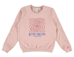 BLUSÃO INFANTIL MENINA BETTER EM MOLETOM FLANELADO MALWEE KIDS ROSA