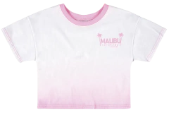 BLUSA INFANTIL MENINA MALIBU EM MALHA COM PROTEÇÃO UV50+ MALWEE KIDS BRANCO