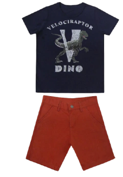 Conjunto Camiseta com Bermuda Trick Nick