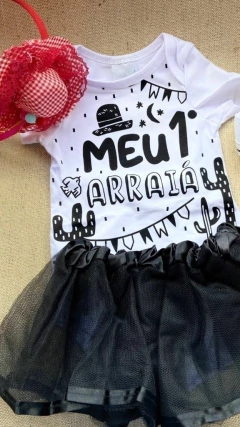 Body Malwee Kids Infantil Meu 1º Arraiá - Unissex