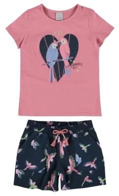 Conjunto Rosa Summer Bff Malwee