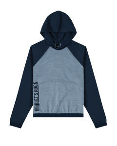 Blusão Moletom Juvenil Com Capuz Estampado Malwee Kids - comprar online