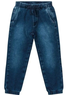 Calça Jeans Jogger Carinhoso - Baby Fofs