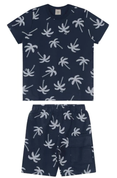Conjunto Camiseta/Bermuda Carinhoso - comprar online