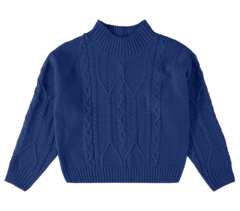 Blusão Infantil Menina Amplo Em Tricô Malwee Kids - comprar online