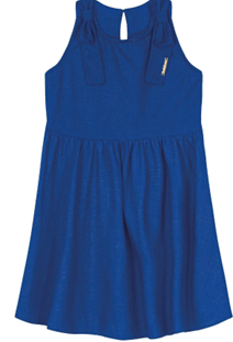 Vestido Menina Em Linho Com Viscose Sustentável Carinhoso