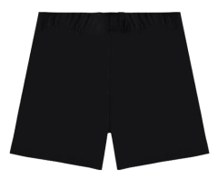 SHORTS INFANTIL MENINA CÓS ELÁSTICO EM ALGODÃO MALWEE KIDS PRETO - comprar online