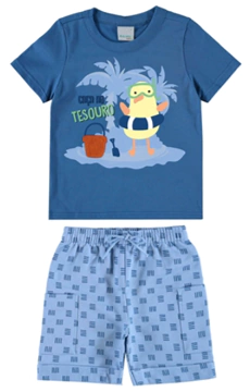 Conjunto Infantil Bebê Menino Tesouro Malwee Kids