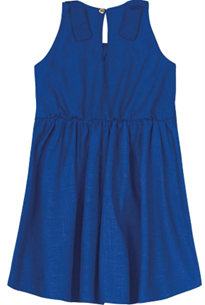 Vestido Menina Em Linho Com Viscose Sustentável Carinhoso - comprar online