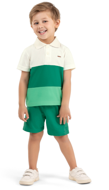 Conjunto Bermuda e Camiseta Elian
