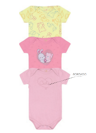Kit Body Bebê Manga Curta - Kiko Baby - comprar online