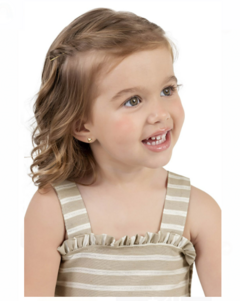 VESTIDO REGATA LISTRADO COM BRILHO COLORITTÁ - comprar online
