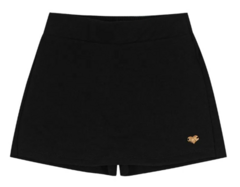 Shorts Saia Infantil Feminino Trick Nick Cinza Preto