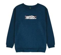 BLUSÃO WILD EM MOLETOM FLANELADO MENINA