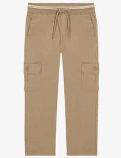 Calça Infantil Menino Em Sarja Trick Nick Bege - comprar online