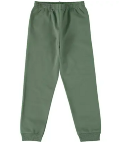 Calça Infantil Moletom com Punho Rovitex Verde - comprar online