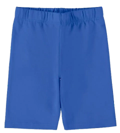 BERMUDA INFANTIL MENINA CICLISTA EM ALGODÃO MALWEE KIDS AZUL - comprar online