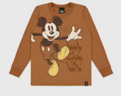 Camiseta Infantil Menino Manga Longa Mickey Disney Em Algodão Malwee Kids - comprar online