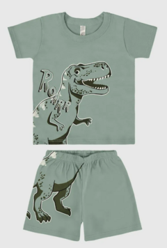 Pijama Infantil Menino Dinossauro Em Algodão Malwee Kids - comprar online