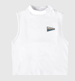 Blusa Menina Gola Alta Sonserina Harry Potter Em Algodão Malwee Kids Branco