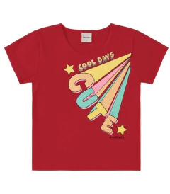 BLUSA INFANTIL FEMININA ROVITEX VERMELHO - comprar online
