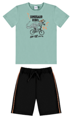 CONJUNTO MASCULINO DINOSAUR REBEL ROVITEX KIDS
