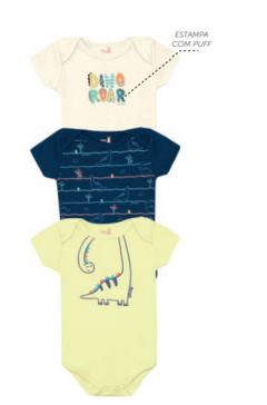 Kit Body Bebê Manga Curta - Kiko Baby - comprar online
