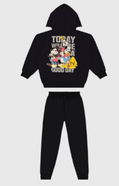 Conjunto Infantil Menino Blusão Mickey Disney Em Moletom Malwee Kids na internet