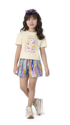 Conjunto Infantil Menina Let's Discover The World Together Malwee Kids - comprar online