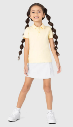 Shorts Saia Infantil Menina Bolso Faca Em Sarja Com Elastano Malwee Kids - comprar online