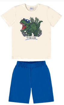 CONJUNTO JUVENIL MASCULINO DINO ROVITEX KIDS - comprar online