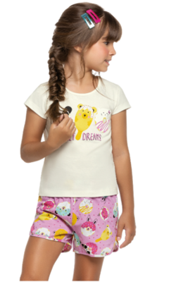 CONJUNTO PIJAMA INFANTIL DONNUTS TRICK NICK