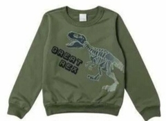Blusão Moletom Dinossauro Rex Malwee