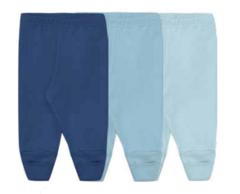 Kit Calça (Mijão) 3 Peças Prematuro Kiko e Kika